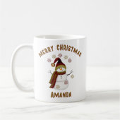 Mug Personalized Snowman Christmas (Gauche)
