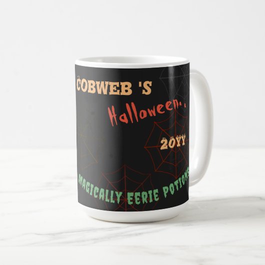 Mug Personalized Spooky Halloween Magically Potions (Devant droit)