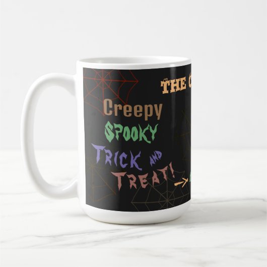 Mug Personalized Spooky Halloween Magically Potions (Gauche)