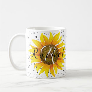 Mug Personalized sunflower coffee