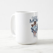 Mug Personalized Super Mom with Son and Daughter Gift (Devant gauche)
