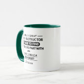Mug Personalized Tai Chi Instructor Appreciation  (Devant gauche)