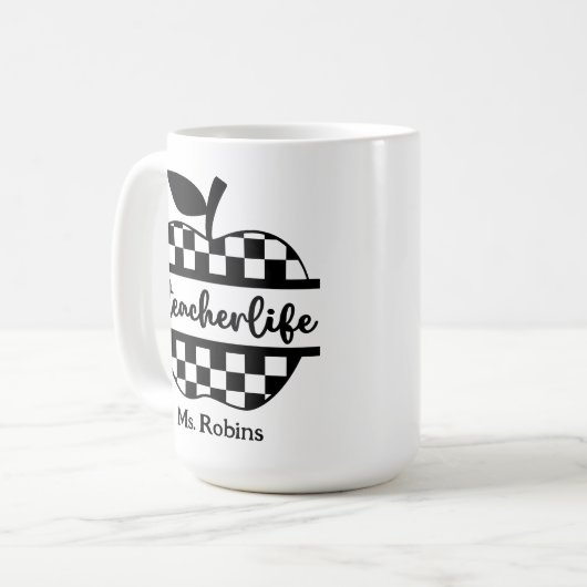 Mug Personalized Teacher (Devant gauche)