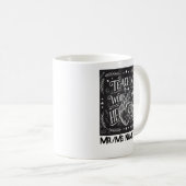 Mug Personalized Teacher Appreciation Chalkboard Heart (Devant droit)