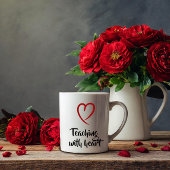 Mug Personalized Teacher Appreciation Heart Frame