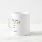 Mug Personalized Thank You Teacher Gift From Student  (Devant gauche)
