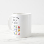 Mug Personalized This Amazing Dad Belongs To | Custom (Devant gauche)