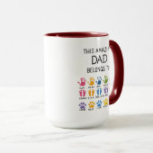 Mug Personalized This Amazing Dad Belongs To | Custom  (Devant droit)