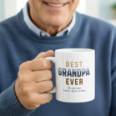 Mug Personalized Typography Design Best Grandpa Ever