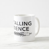 Mug personalized water bottle, installing patience (Devant droit)