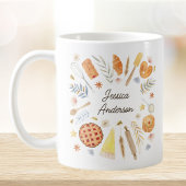 Mug Personalized Watercolor Baking Pastry Chef