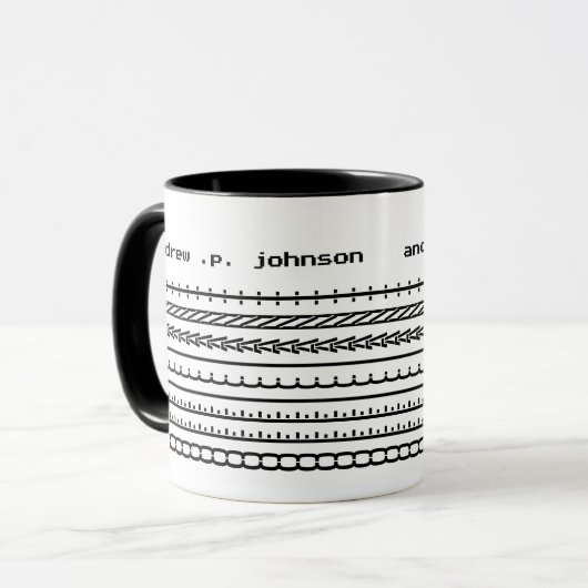 Mug Personalized Wedding Officiant Gift Hidden Message (Devant gauche)