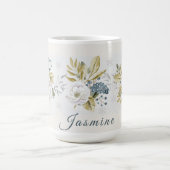 Mug Personalized Winter Botanical Floral (Centre)