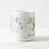 Mug Personalized Winter Botanical Floral (Devant gauche)