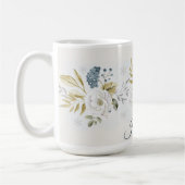 Mug Personalized Winter Botanical Floral (Gauche)