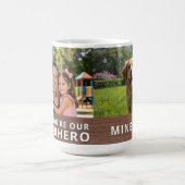Mug Personalized with 2 Photos and Text (Centre)