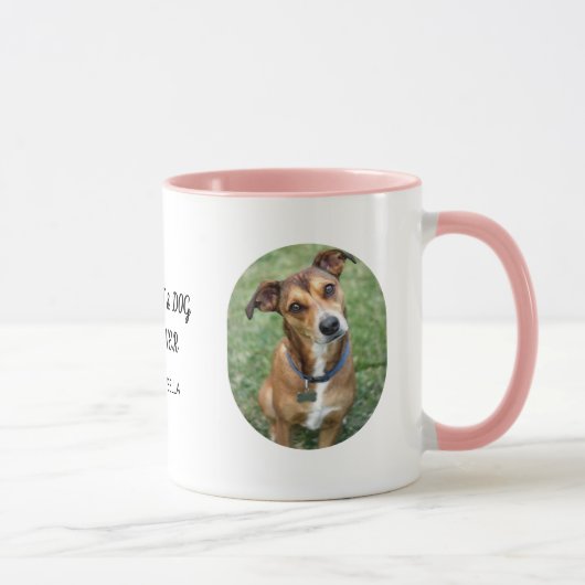 Mug Personalized with Mimo & Bella Best Cat & Dog Mom  (Droite)