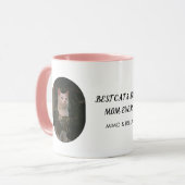 Mug Personalized with Mimo & Bella Best Cat & Dog Mom  (Devant gauche)
