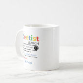 Mug Personalized World’s Best Dentist Search Result (Devant gauche)