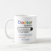 Mug Personalized World’s Best Doctor Search Result (Gauche)
