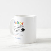 Mug Personalized World’s Best Realtor Search Result (Devant gauche)