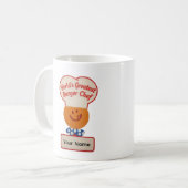 Mug Personalized World's Greatest Burger Chef (Devant gauche)