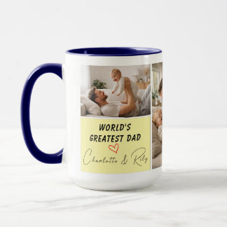 Mug Personalized World's Greatest Dad Photo | Father’s