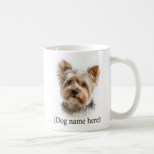 Mug Personalized Yorkie Dog Dad  (Droite)