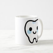 Mug Personnage de dent souriante – Illustration mignon (Devant droit)