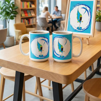 Mug Personnage de dessin animé coloré mignon et origin