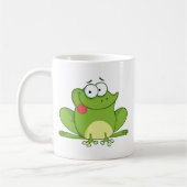 Mug Personnage de dessin animé de grenouille traînant (Gauche)