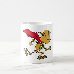 Mug Personnage de dessin animé de robot super-héros en
