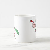 Mug Personnage de dessin animé superbe de vache (Centre)