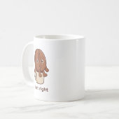 Mug Personnage de la Fève de Café Juste Parfait (Devant gauche)