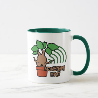 Mug Personnage de mandragore hurlante de dessin animé