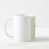 Mug Personnage de moustache de conducteur de course dr (Gauche)