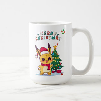 Mug Personnage de Noël Kawaii | Art de vacances pour A