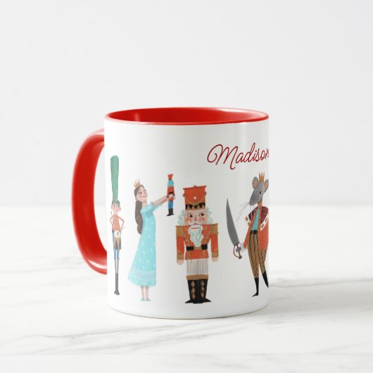 Mug Personnages de ballet de noisette (Devant gauche)