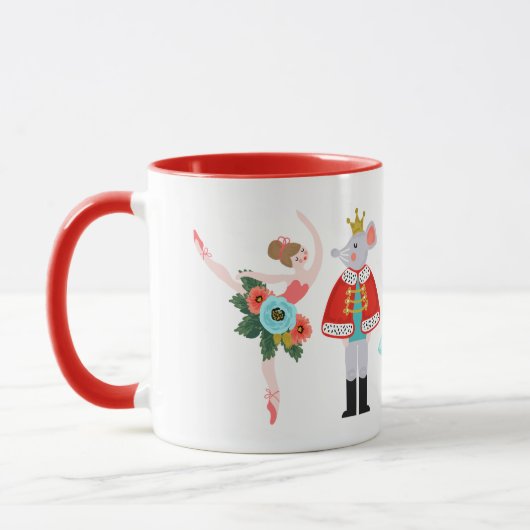 Mug Personnages de ballet Nutcracker Noël (Gauche)