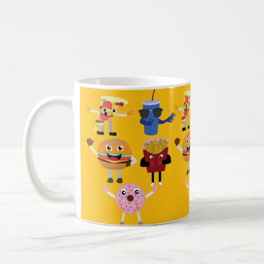 Mug Personnages de nourriture (Gauche)