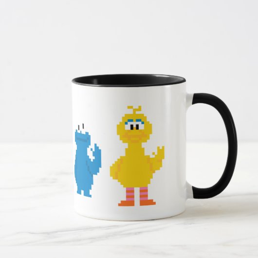 Mug Personnages de Sesame Street en pixels (Droite)