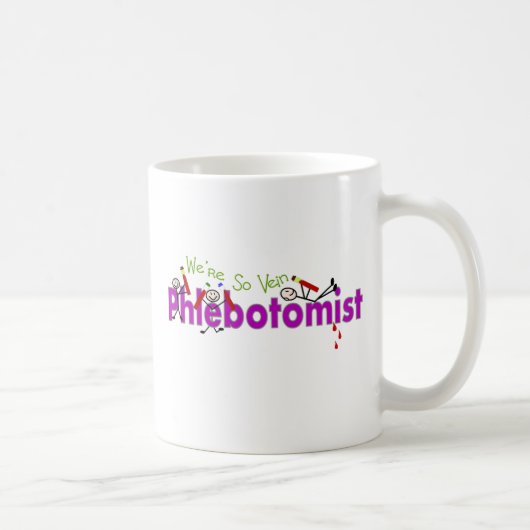 Mug Personnages en allumettes de veine de Phlebotomist (Droite)