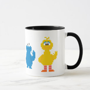 Mug Personnages pixélisés de Sesame Street