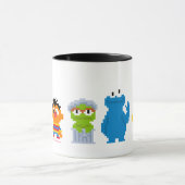 Mug Personnages pixélisés de Sesame Street (Centre)