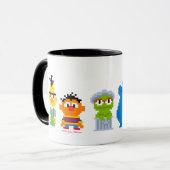 Mug Personnages pixélisés de Sesame Street (Devant gauche)