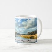 Mug Personnalisable Anglais Paysage de la rivière Camp (Devant droit)