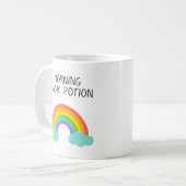 Mug personnalisable avec arc-en-ciel mignon (Devant gauche)