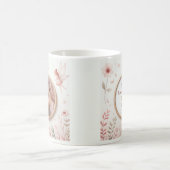 Mug personnalisable avec cadre de poitrine pour bé (Centre)