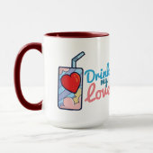 Mug Personnalisable Boire Mon Amour (Gauche)