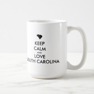 Mug Personnalisable CONSERVEZ CALME et AMOUR CAROLINA